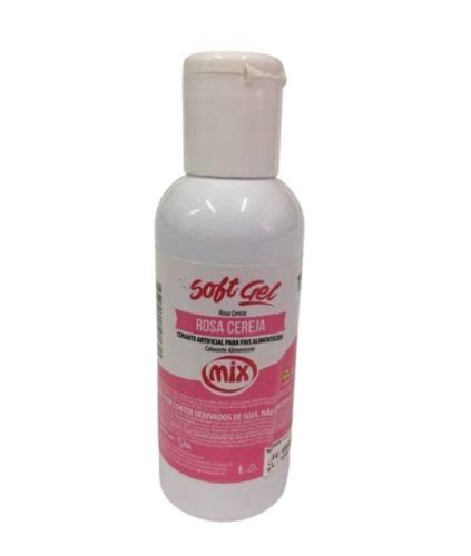 Corante Softgel G Rosa Cereja Mix Pitter Pan Festas