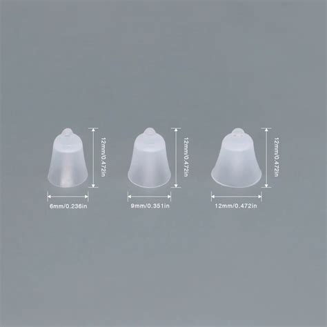 Hearing Aid Ear Piece Bell Shape Domes 10 Pack Comfortable Psap Kit Ea Chosgo