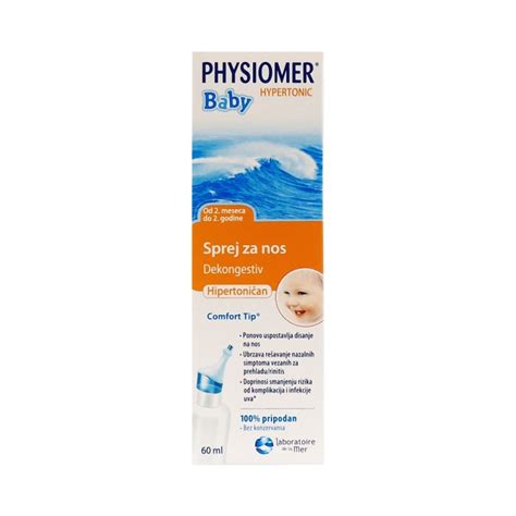 Physiomer Baby Hypertonic Sprej 60 Ml Markfarm Apoteka