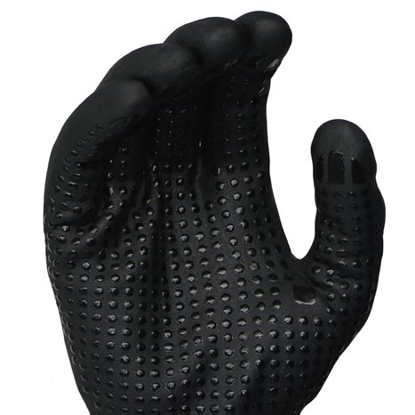 G Nylon Spandex Foam Nitrile Coated Gloves With Dots On Palm Henan