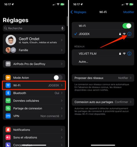 iOS comment afficher le mot de passe Wi Fi enregistré sur votre iPhone