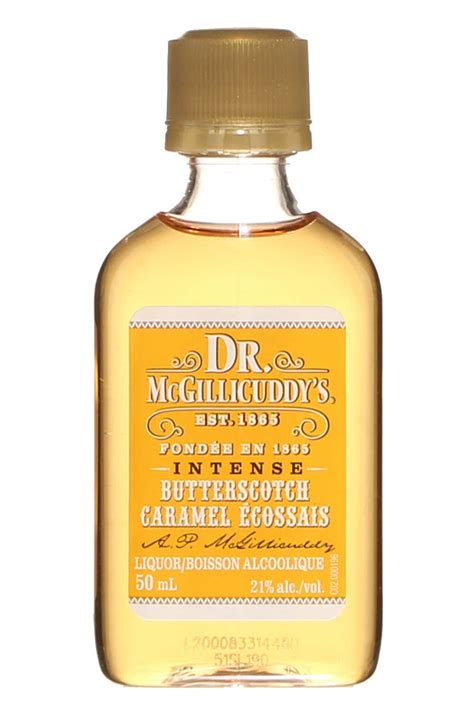 Dr Mcgillicuddys Butterscotch Caramel Écossais Fiche Produit Saqcom