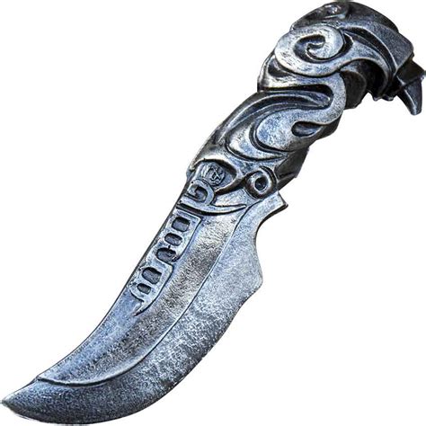 Eldarian Larp Throwing Knife Black