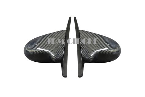 Spoon Style Side Mirrors Genuine Carbon Fibre Honda Civic Ek 96 00 Jdm Circle