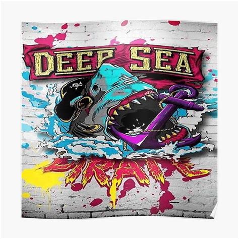 "Deep sea street art " Poster for Sale by Sayous | Redbubble