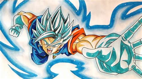 C Mo Dibujar A Vegetto Ssj Blue How To Draw Vegetto Ssj Blue Youtube