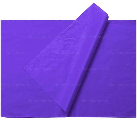 Papel Seda Pliego De X Cm Violeta Librer A Irbe Bolivia