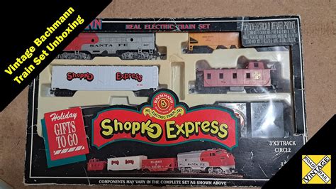 Vintage Bachmann ShopKo Express HO Scale Promotional Train Set Unboxing