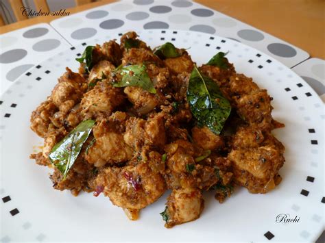 Ruchi Chicken Sukka Manglorean Style