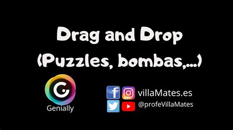 Drag And Drop Puzzles Genially Youtube