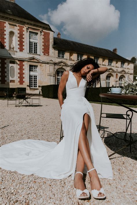 Robe de mariée NANCY robe sirène collection 2022 Boutique Cymbeline