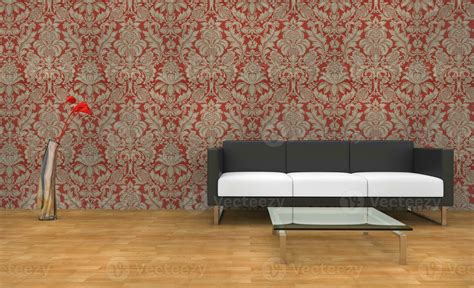 Modern Vintage Wallpaper Living Room 31201384 Stock Photo at Vecteezy