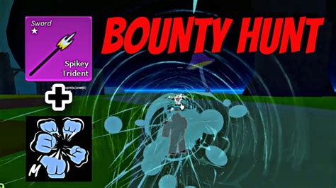 Superhuman Spikey Trident Epic Bounty Hunting Montage Blox Fruits