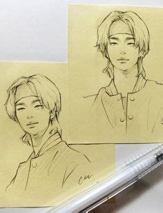 Hyunjin Art In 2024 Cute Drawings Book Art Drawings Kpop Drawings