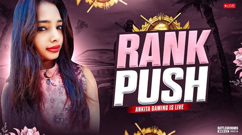 Rank Push Bgmi Live Join Teamcode Girl Gamer Live Stream Fun Bgmi