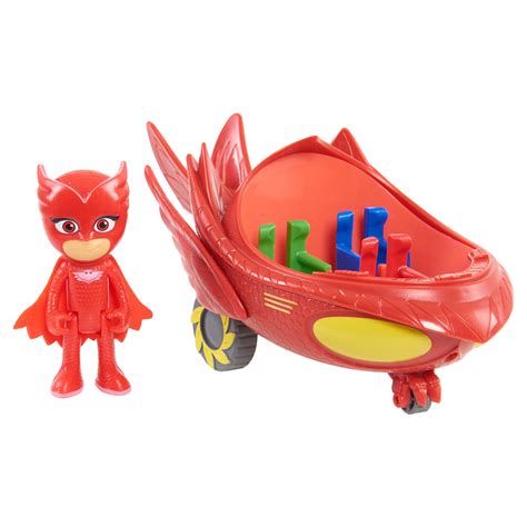 Pj Masks Vehicle Owl Glider And Owlette Figure Kids Toys For Ages 3 Up