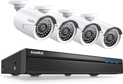 SANNCE 4K POE CCTV Home Security Camera System 8CH POE NVR Recorder 8MP