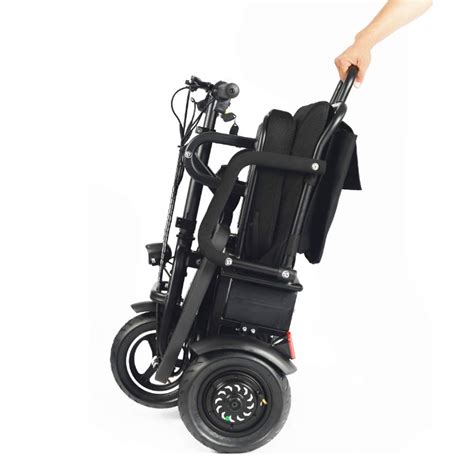 Super Lightweight Electric Mobility Scooter With 3 Wheel 2 Second Folding Scooter Travel