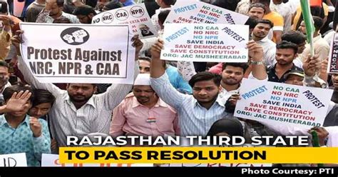 Rajasthan Becomes 3rd State To Adopt Anti Caa Resolution After Kerala