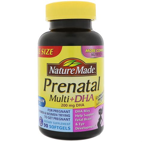 Nature Made Prenatal Multi Dha Nutrition Facts Besto Blog