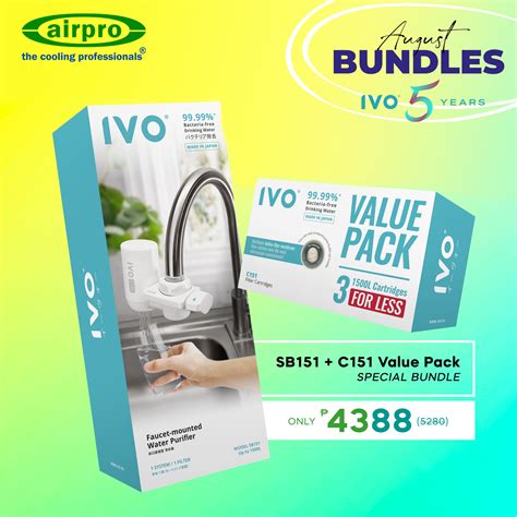 Ivo Sb151 Value Pack 3 Refill Cartridges Promo Bundle Lazada Ph