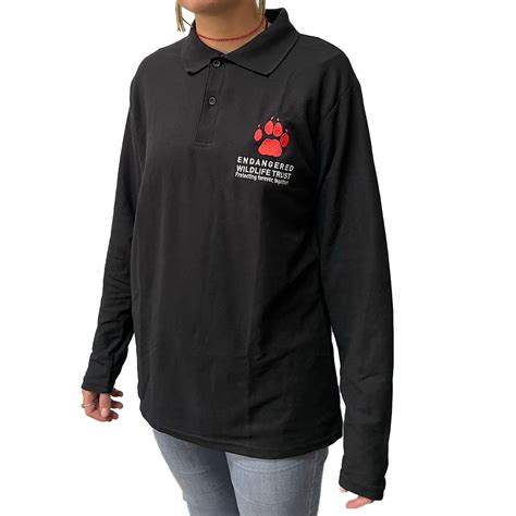 Long Sleeve Golf Shirt Endangered Wildlife Trust Shop