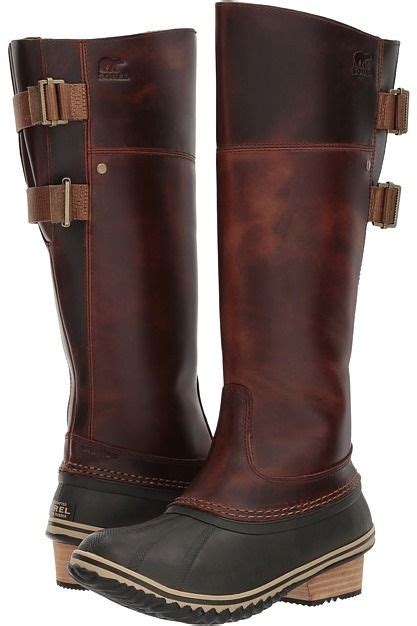 Sorel Slimpack Riding Tall Ii Boots Casual Winter Boots Faux Leather Boots