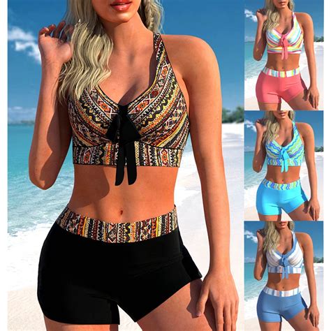 2023 Neue Damen Sexy Bikini Set Neues Design Gedruckt Bade Bekleidung