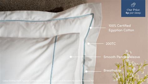 Colour Cording 200TC Egyptian Cotton Bedding Soak Sleep