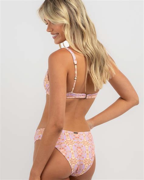 Shop Billabong Sunspirit Bondi Classic Bikini Bottom In Lilac Fast Shipping Easy Returns