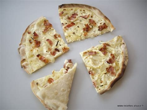 Flammekueche tarte flambée Recettes d Alsace