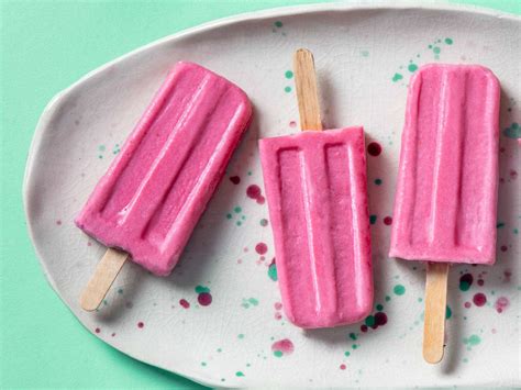 Raspberry Yogurt Popsicles Recipe