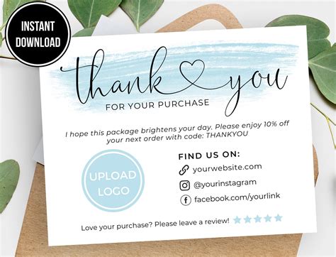 Etsy Small Business Thank You For Your Order Thank You For Your