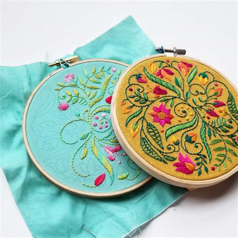 Wild Vines Embroidery Pattern (PDF) – Jessica Long Embroidery