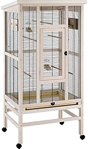 Ferplast Aviary For Birds In Fsc Wilma Wood Large Cage For Parakeets