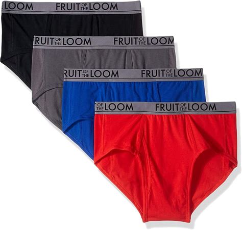 Fruit of the Loom Men's Ultra Flex Briefs Assorted Colors 3 Pack ...