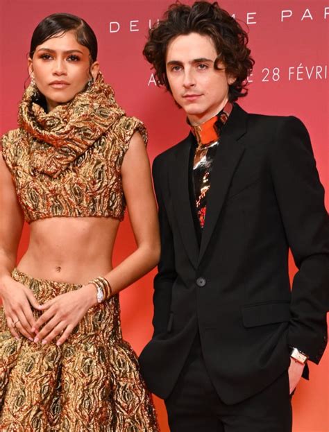 Timothée Chalamet and Zendaya Dune Part Two Paris Premiere