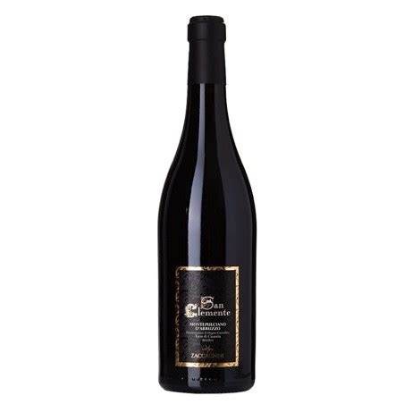 Zaccagnini Vino Montepulciano D Abruzzo San Clemente 75 Cl Category