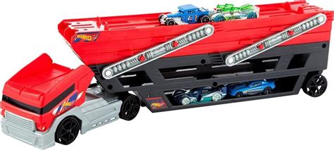 Hot Wheels Caminh O Mega Transportator Mattel Caminh Es Motos E Nibus De Brinquedo