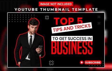 Premium PSD | Psd youtube video thumbnail design template for business ...