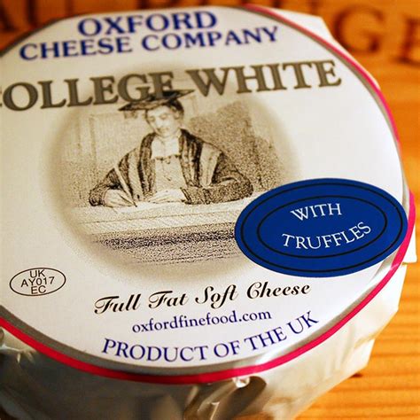 College White With Truffles Oxford Cheese