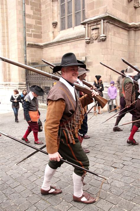 Musketeers Marching Through Geneva 17th Century Fashion Musketeers