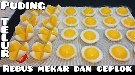 RESEP PUDING TELUR TELUR REBUS MEKAR DAN TELUR CEPLOK Pudingunik