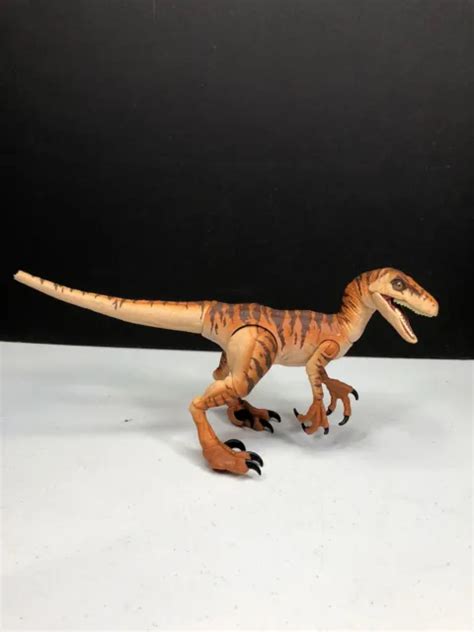 Rare Jurassic World Amber Collection Tiger Velociraptor Raptor Jurassic