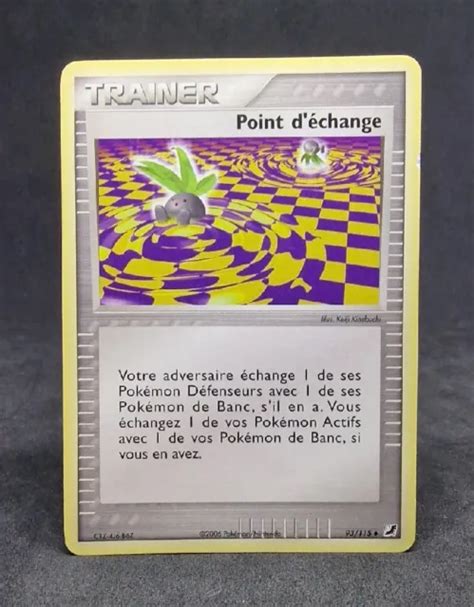 POKÉMON POINT D ÉCHANGE 93 115 EX Forces Cachées FR EUR 2 00