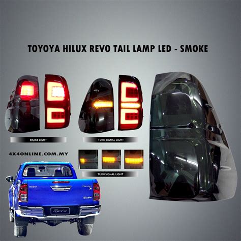 TOYOTA HILUX REVO TAIL LAMP LED SMOKE