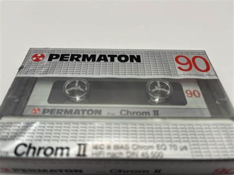 Permaton Blank Cassette Tape Chrom II 90 HiFi Position II