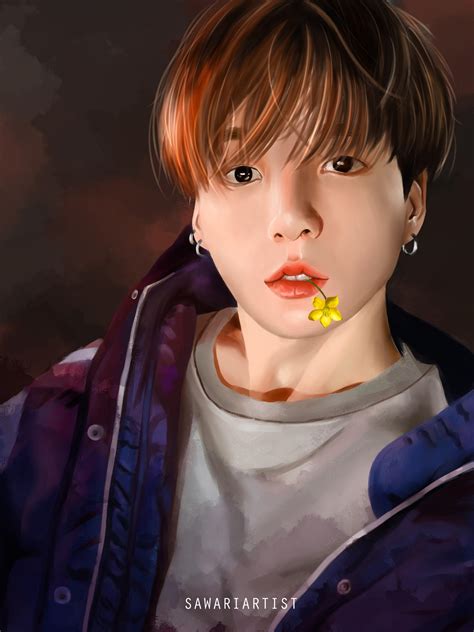 Bts Jungkook Fanart By Sawariartist On Deviantart