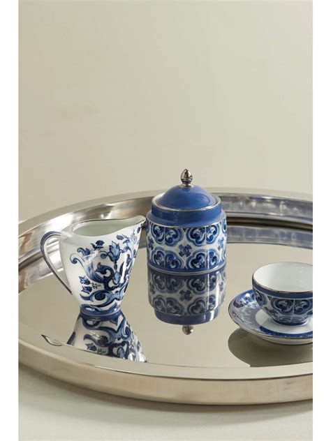 DOLCE GABBANA Printed Porcelain Sugar Bowl NET A PORTER