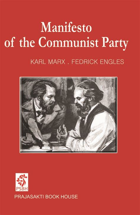 Manifesto Of The Communist Party KARL MARX FEDRICH ENGLES